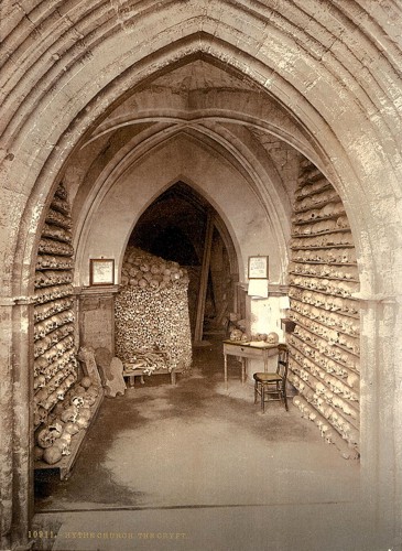 [The church crypt, Hythe, England]
