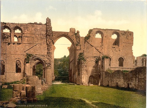 [Looking east, Furness Abbey, England]