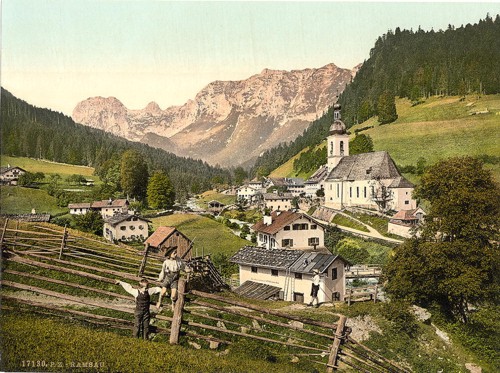 [Ramsau, general view, Upper Bavaria, Germany]