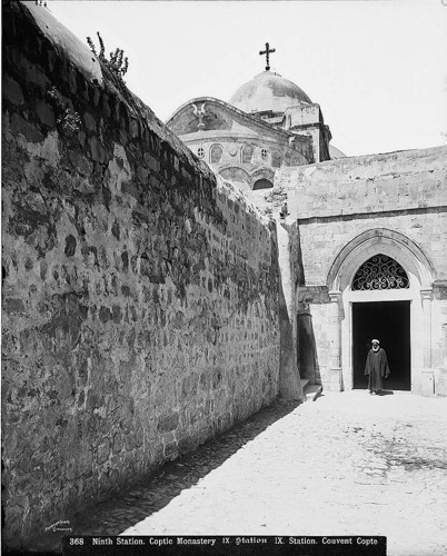 Jerusalem (El-Kouds). Ninth Station. Ninth Station. Coptic Monastery.