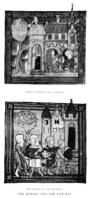 The hermit and knights