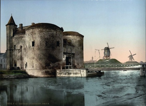 [St. Croix gate, Bruges, Belgium]