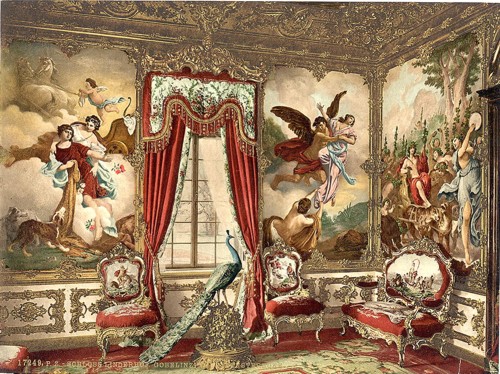 [The Gobelin Tapestries, Linderhof Castle, Upper Bavaria, Germany]