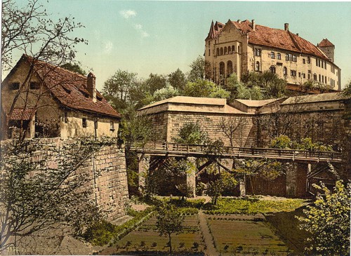 [Castle, (west side), Nuremberg, Bavaria, Germany]