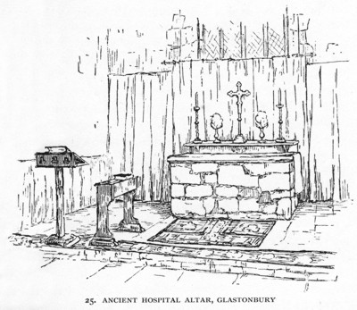 Ancient hospital altar